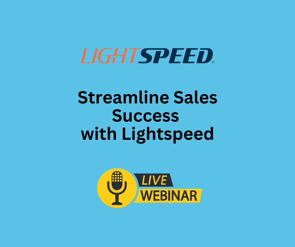 Streamline Sales Success with Lightspeed webinar