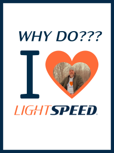 I love Lightspeed - Jeremy Johnson